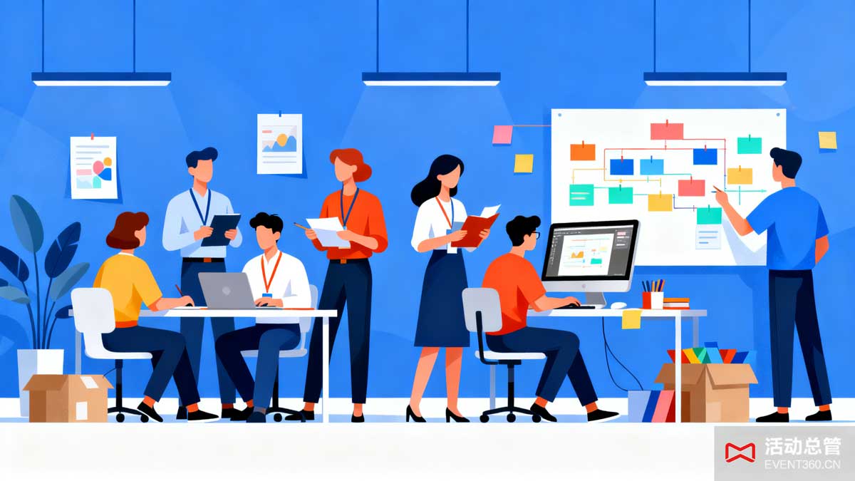 北京活动策划公司团队工作场景 - 专业活动策划执行团队为企业提供一站式活动服务
