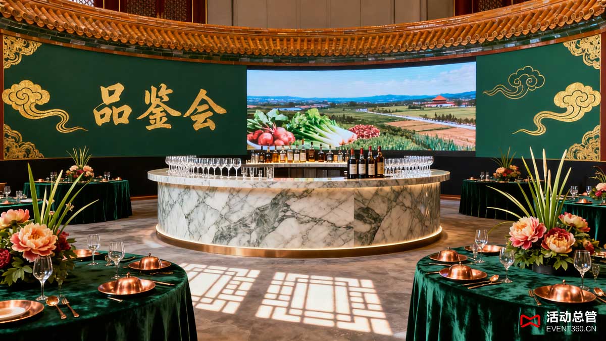北京高端品鉴会现场案例 - 活动总管策划的精品酒会与美食品鉴活动场景