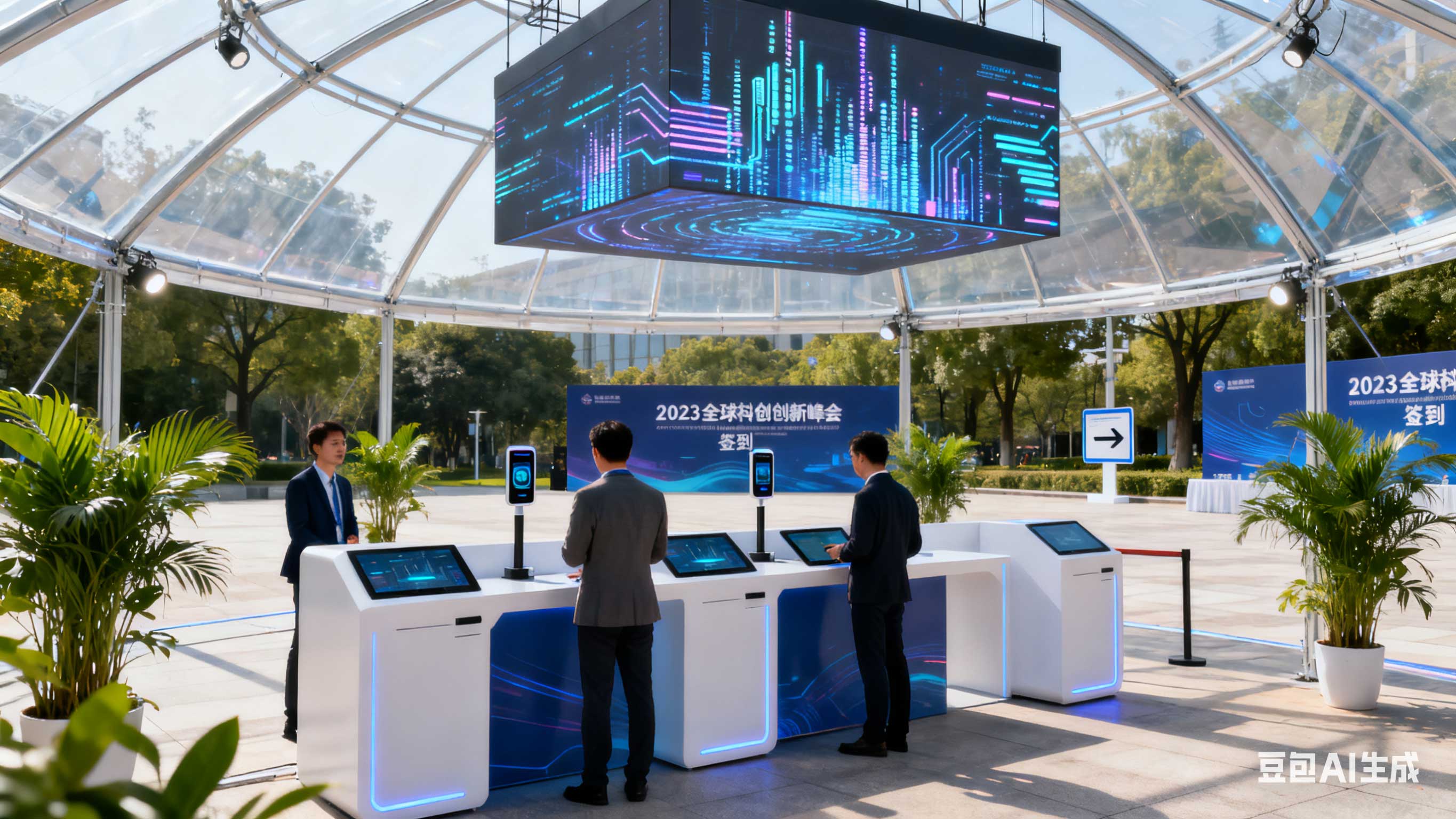 科技峰会数字化会务案例