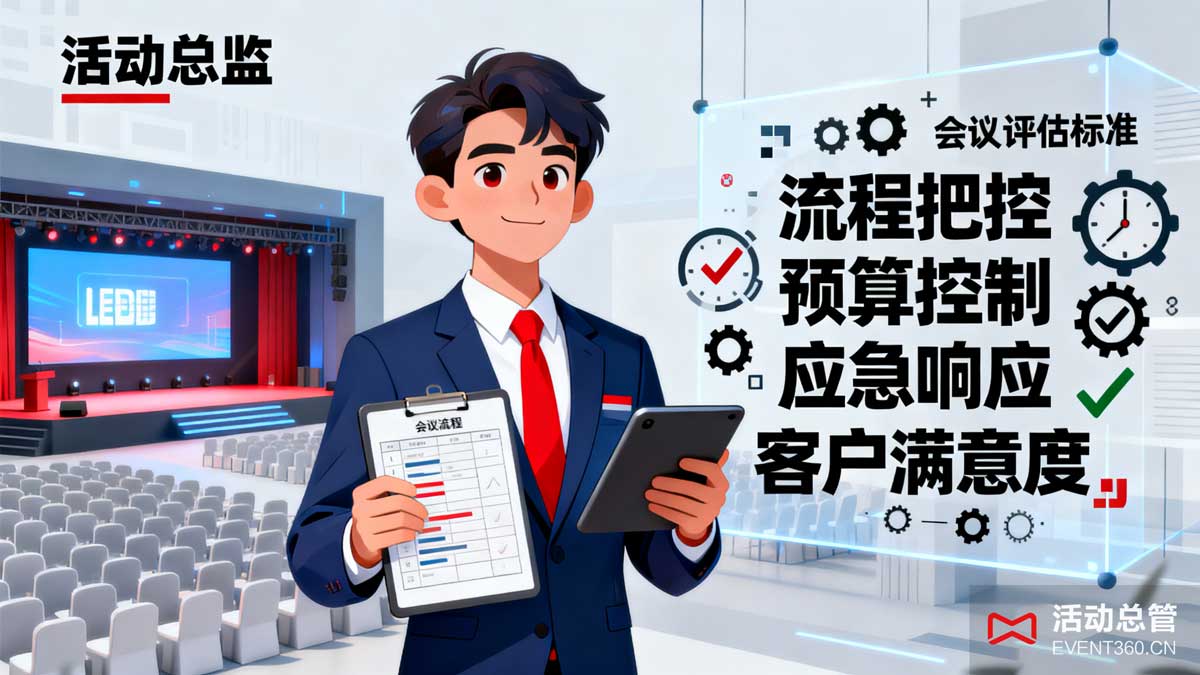 专业会议公司选择指南 - 活动总管提供会议策划执行评估标准