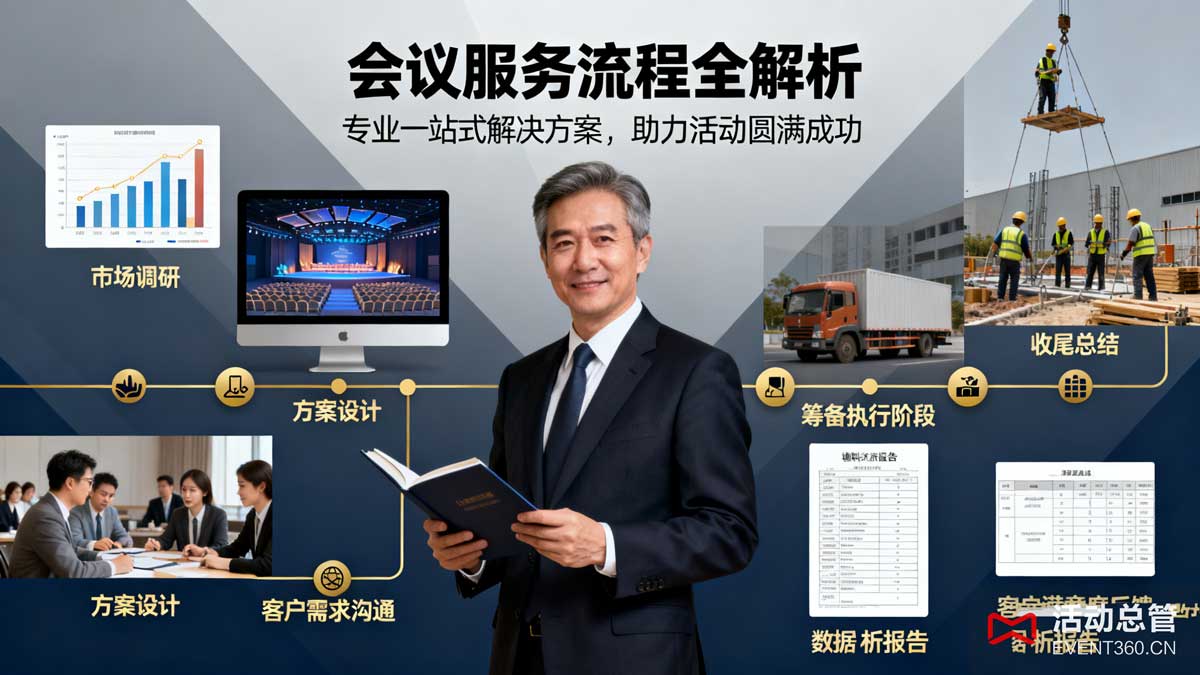 会议公司服务流程全解析 - 活动总管提供从策划到执行的一站式会议解决方案