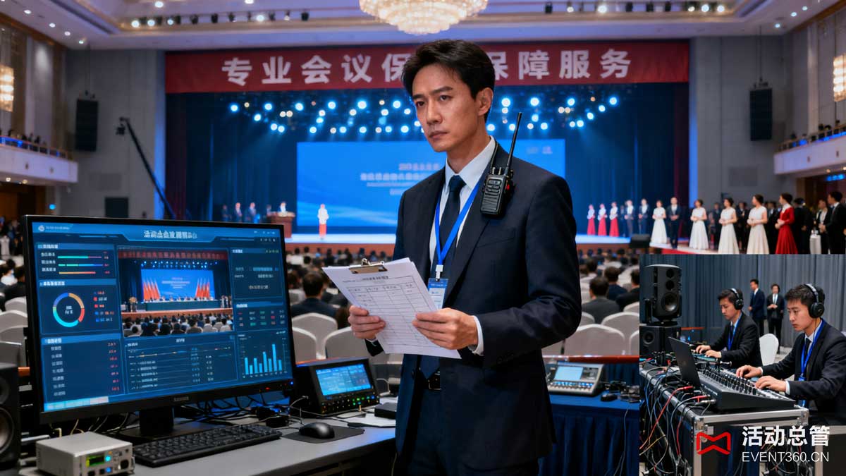 会议服务公司确保活动成功的核心要素 - 活动总管提供专业会议保障服务