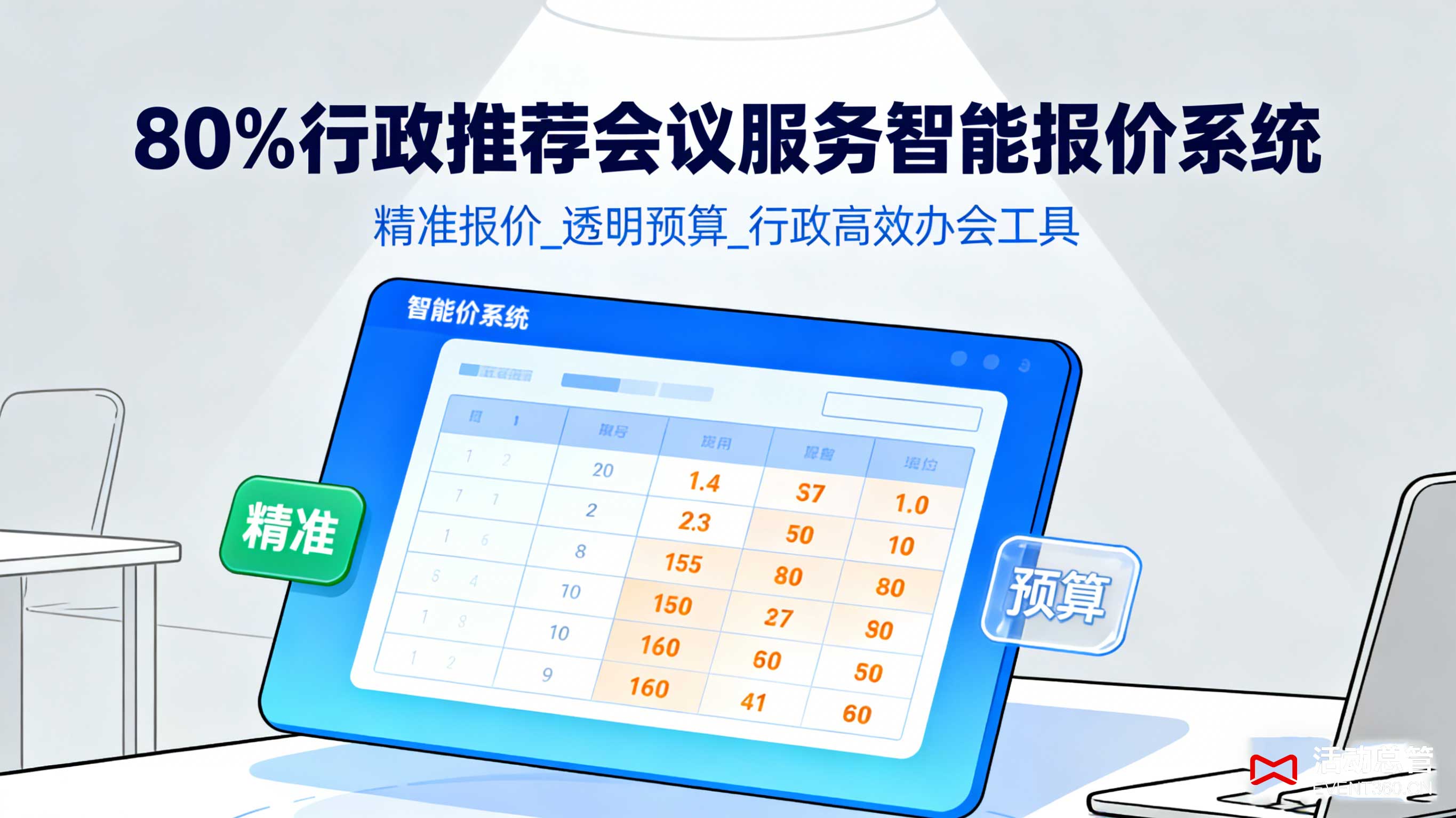 80%行政推荐会议服务智能报价系统_精准报价_透明预算_行政高效办会工具
