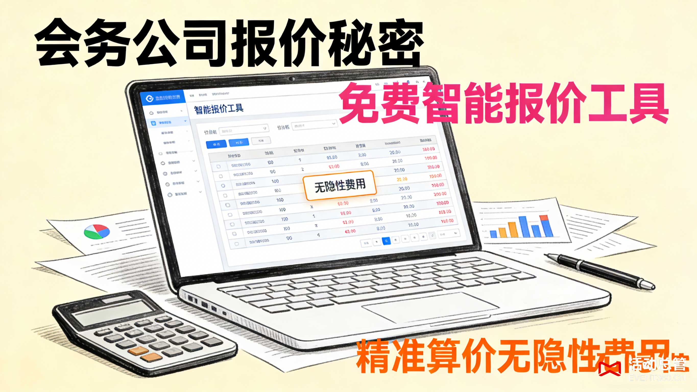 会务公司报价秘密_免费智能报价工具_北京天津精准算价无隐性费用