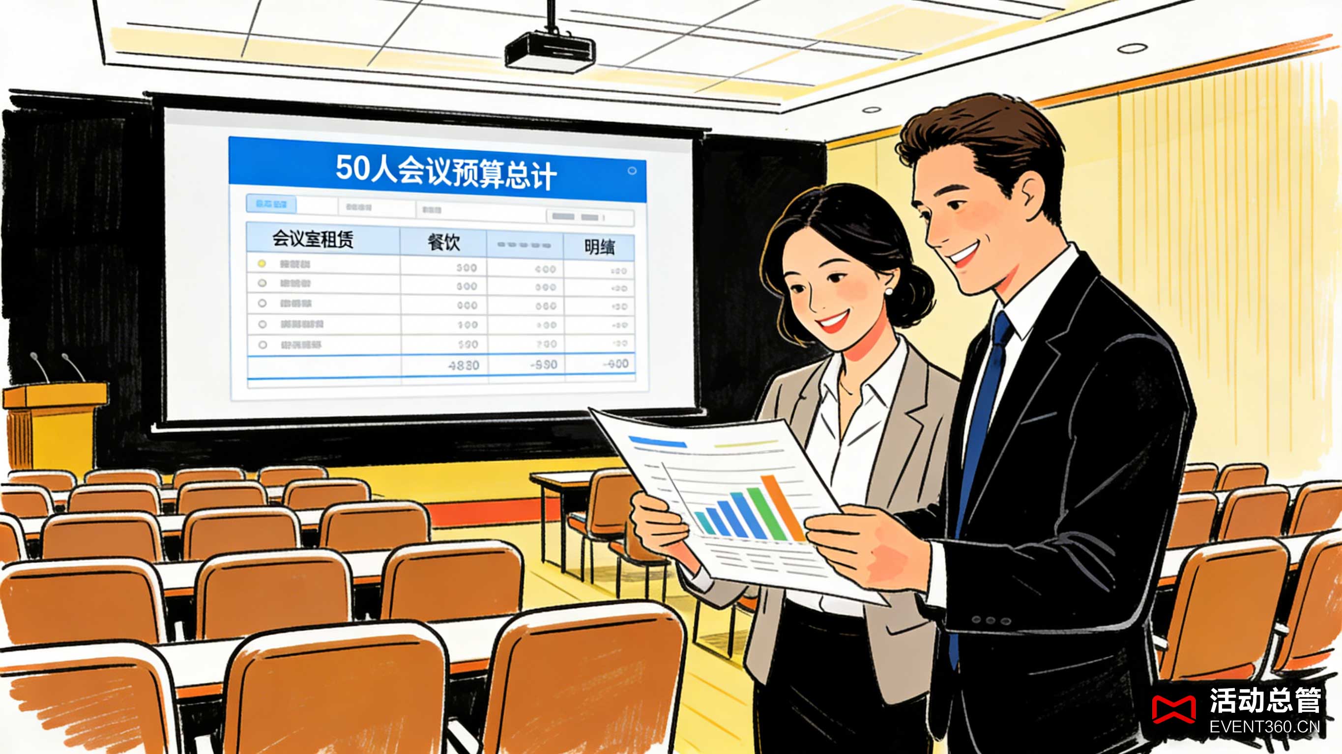 天津会务智能报价系统操作界面 - 输入3个信息30秒生成精准报价单