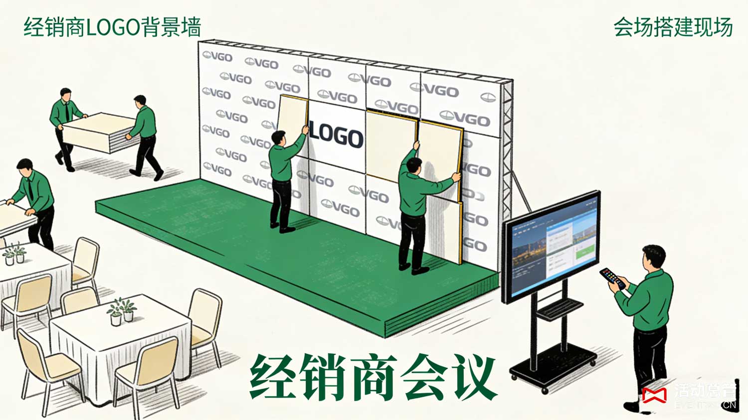 北京经销商会议会场建设